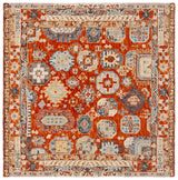 Safavieh Aspen 7'-0" x 7'-0" Rug in Rust / Ivory