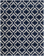 Safavieh Hudson Shag 10'-0" x 14'-0" Rug in Navy / Ivory