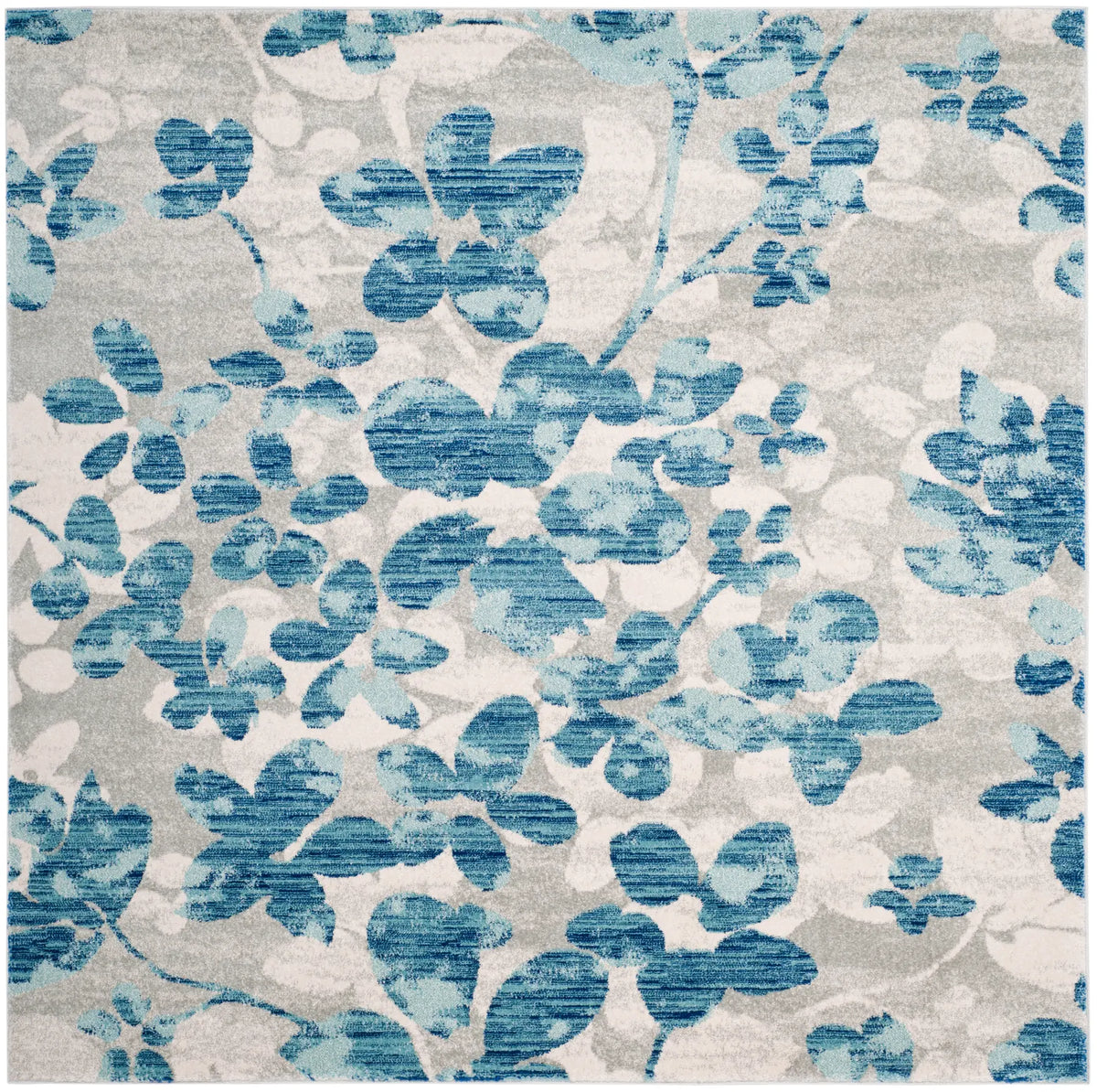 Safavieh Evoke 6'-7" x 6'-7" Rug in Grey / Light Blue