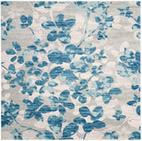Safavieh Evoke 6'-7" x 6'-7" Rug in Grey / Light Blue