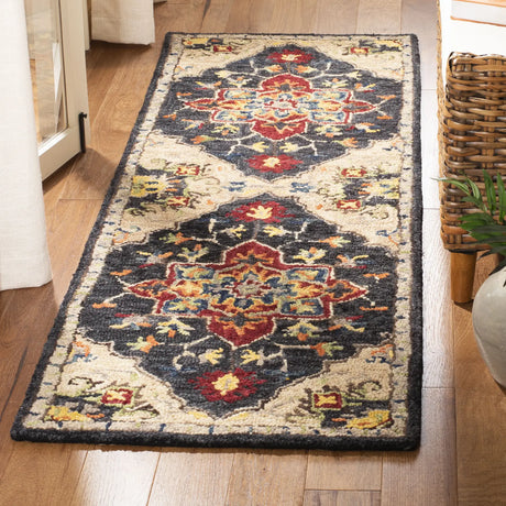 Safavieh Aspen 2'-3" x 11'-0" Rug in Charcoal / Cream