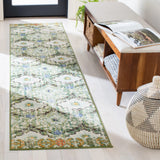 Safavieh Madison 2'-0" x 8'-0" Rug in Green / Ivory