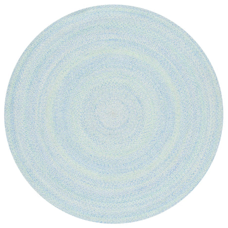 Safavieh Braided 5'-0" x 5'-0" Rug in Green / Blue