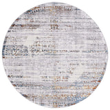 Safavieh Amelia 6'-7" x 6'-7" Rug in Grey / Blue Gold
