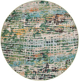 Safavieh Madison 6'-7" x 6'-7" Rug in Green / Rust