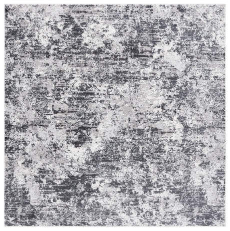 Safavieh Amelia 700 6'-7" x 6'-7" Rug in Charcoal / Ivory