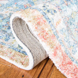 Safavieh Saffron 4'-0" x 6'-0" Rug in Blue / Rust