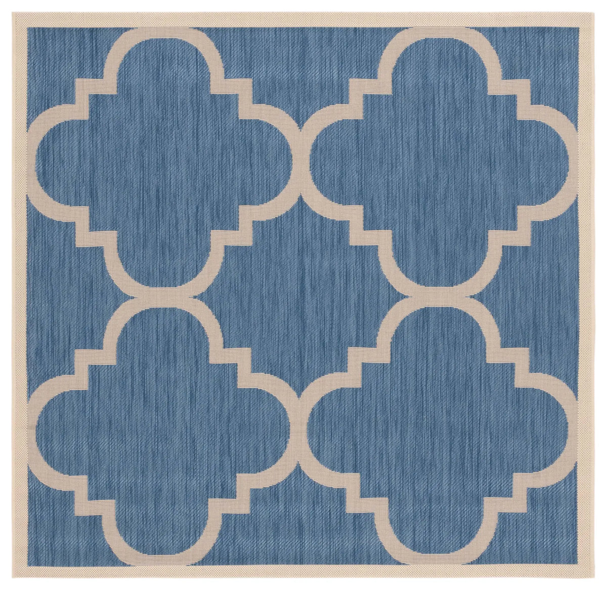 Safavieh Courtyard 5'-3" x 5'-3" Rug in Blue / Beige