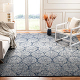 Safavieh Madison 10'-0" x 14'-0" Rug in Navy / Silver