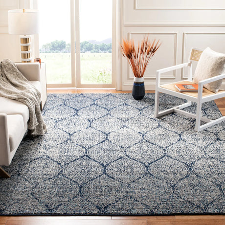 Safavieh Madison 10'-0" x 14'-0" Rug in Navy / Silver