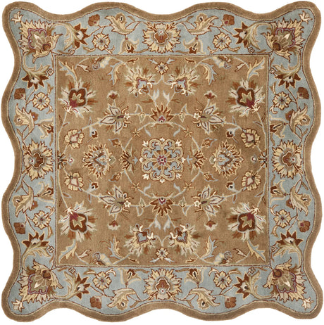 Safavieh Heritage 6'-0" x 6'-0" Rug in Beige / Blue
