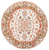 Safavieh Trace 6'-0" x 6'-0" Rug in Ivory / Red