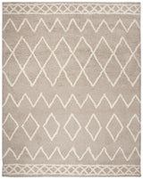 Safavieh Equinox Shag 8'-0" x 10'-0" Rug in Beige / Ivory