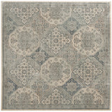 Safavieh Vintage 6'-0" x 6'-0" Rug in Cream / Blue