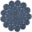 Safavieh Natural Fiber 5'-0" x 5'-0" Rug in Navy