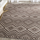 Safavieh Kilim 5'-0" x 8'-0" Rug in Grey / Light Grey