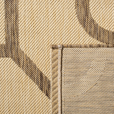 Safavieh Martha Stewart 4'-0" x 5'-7" Rug in Beige / Dark Beig
