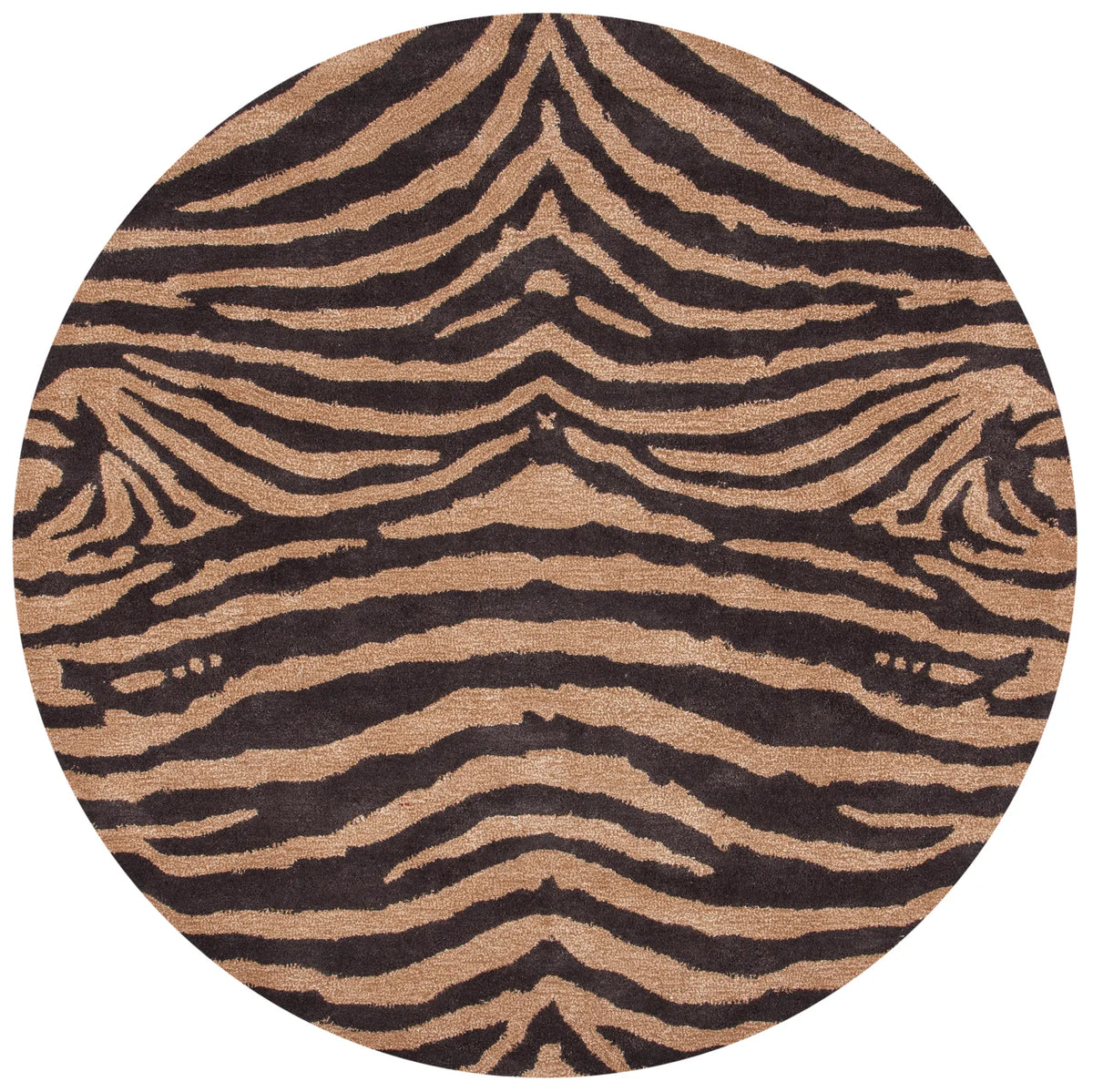 Safavieh Soho 6'-0" x 6'-0" Rug in Brown / Gold