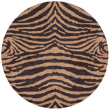 Safavieh Soho 6'-0" x 6'-0" Rug in Brown / Gold