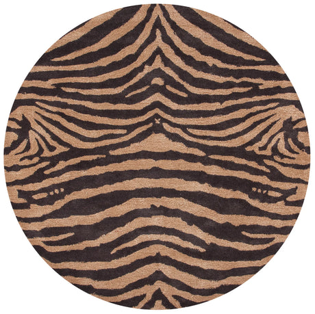 Safavieh Soho 6'-0" x 6'-0" Rug in Brown / Gold