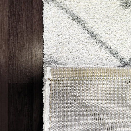 Dynamic Rugs Mehari 23275 Ivory/Grey Rugs - Corner