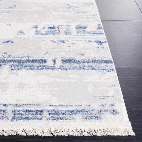Safavieh Whisper 4'-0" x 6'-0" Rug in Grey / Blue Ivory