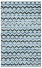 Safavieh Montauk 2'-6" x 4'-0" Rug in Turquoise / Blue/Black