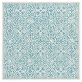Safavieh Metro 6'-0" x 6'-0" Rug in Teal / Ivory