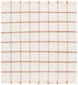 Safavieh Montauk 6'-0" x 6'-0" Rug in Ivory / Rust