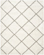 Safavieh Hudson Shag 10'-0" x 14'-0" Rug in Ivory / Grey
