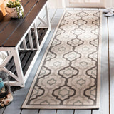 Safavieh Courtyard 2'-3" x 8'-0" Rug in Light Grey / Anthracite