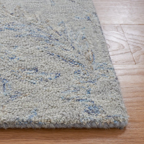 Safavieh Micro-Loop 8'-0" x 10'-0" Rug in Grey / Blue