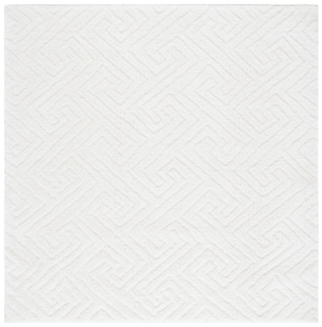 Safavieh Tahoe Shag 6'-7" x 6'-7" Rug in White