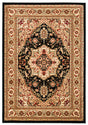 Safavieh Lyndhurst 4'-0" x 6'-0" Rug in Black / Beige