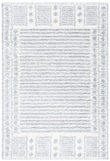 Safavieh Parma Shag 4'-0" x 6'-0" Rug in Grey / Ivory