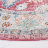 Safavieh Phoenix 500 6'-7" x 6'-7" Rug in Red
