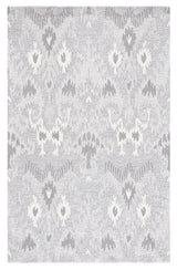 Safavieh Ikat 4'-0" x 6'-0" Rug in Grey / Ivory