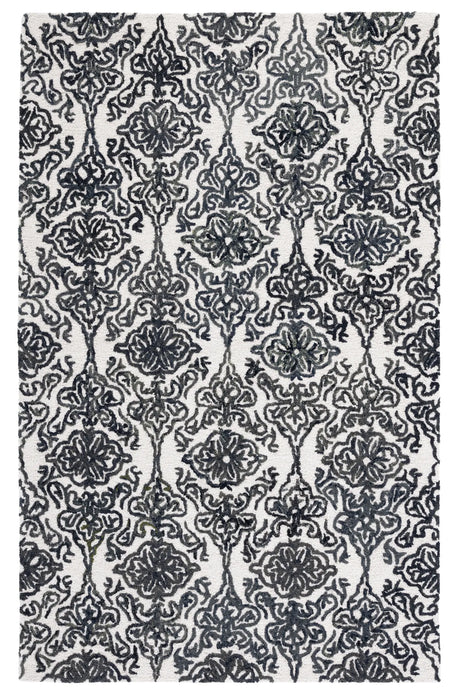 Safavieh Blossom 4'-0" x 6'-0" Rug in Ivory / Black