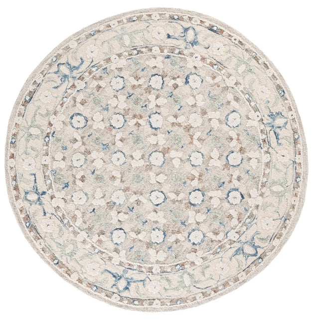 Safavieh Metro 6'-0" x 6'-0" Rug in Ivory / Blue