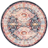 Safavieh Riviera 6'-7" x 6'-7" Rug in Charcoal / Gold