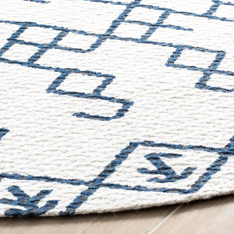 Safavieh Cedar Brook 6'-0" x 6'-0" Rug in Ivory / Navy