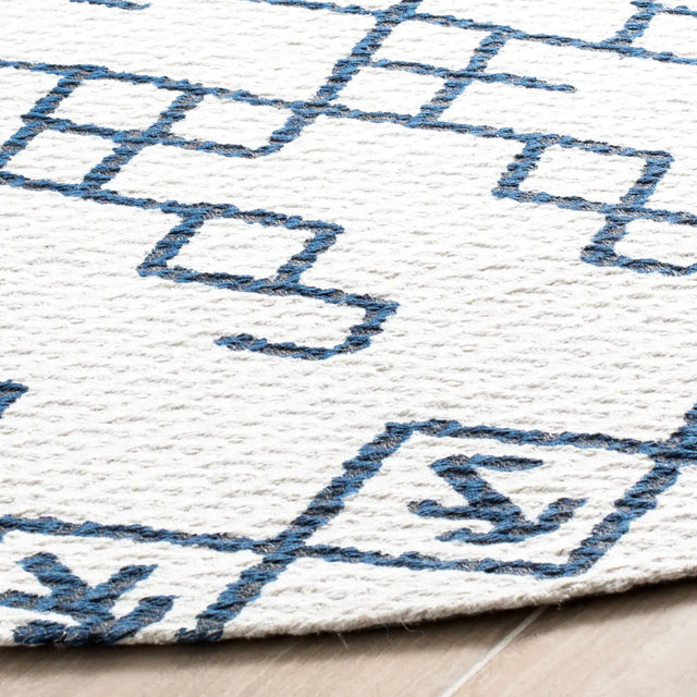 Safavieh Cedar Brook 6'-0" x 6'-0" Rug in Ivory / Navy