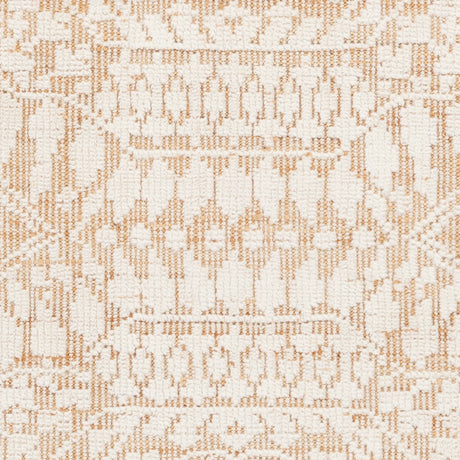 Chandra Ayla AYL-58003 White / Tan rug, close-up detail
