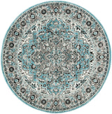 Safavieh Skyler 6'-7" x 6'-7" Rug in Blue / Ivory