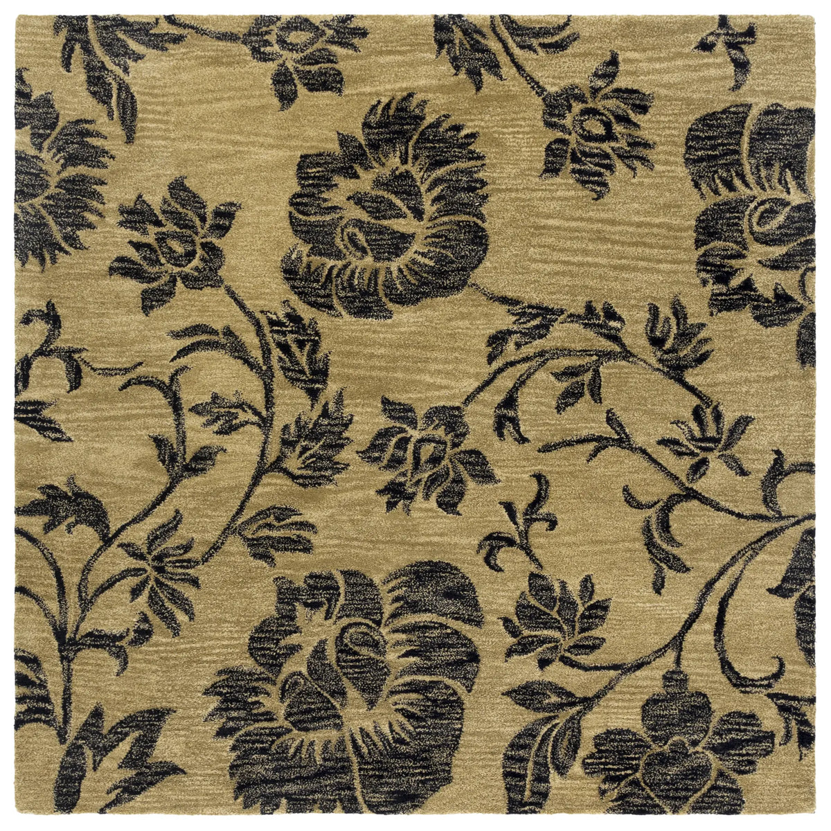 Safavieh Soho 6'-0" x 6'-0" Rug in Gold / Black