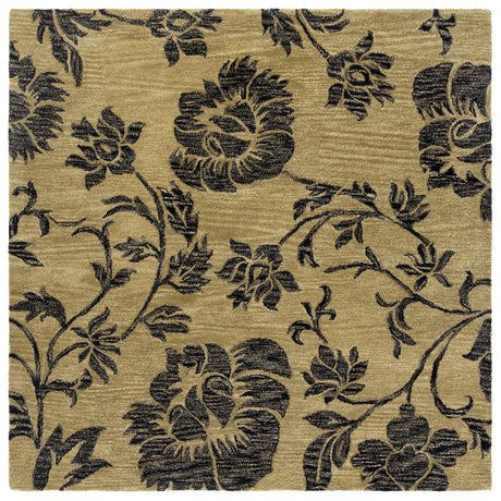 Safavieh Soho 6'-0" x 6'-0" Rug in Gold / Black