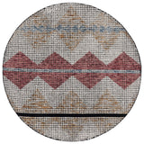 Safavieh Abstract 6'-0" x 6'-0" Rug in Ivory / Gold