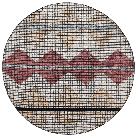 Safavieh Abstract 6'-0" x 6'-0" Rug in Ivory / Gold