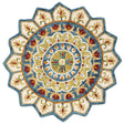 Safavieh Novelty 3'-0" x 3'-0" Rug in Ivory / Blue