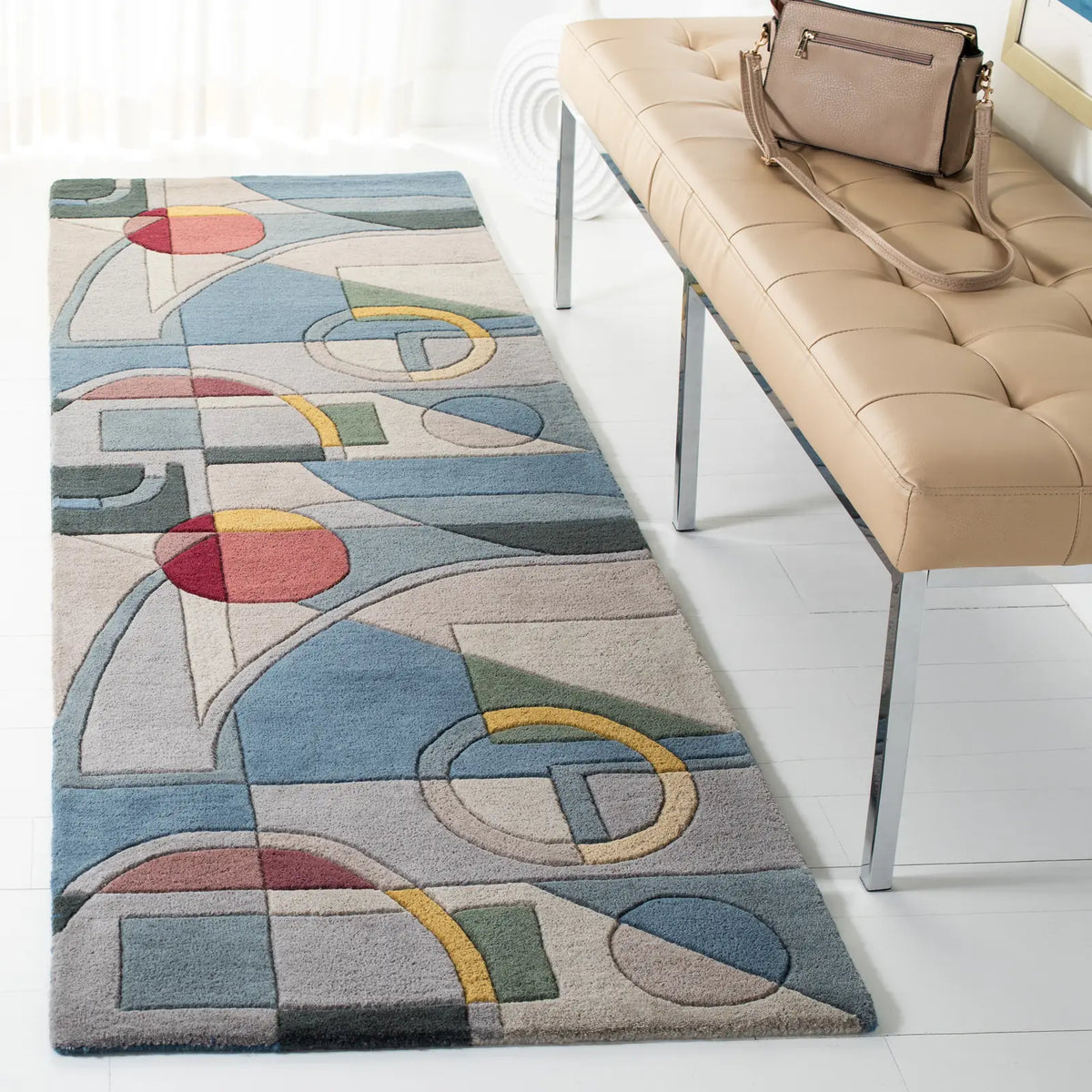 Safavieh Rodeo Drive 2'-6" x 10'-0" Rug in Blue / Multi